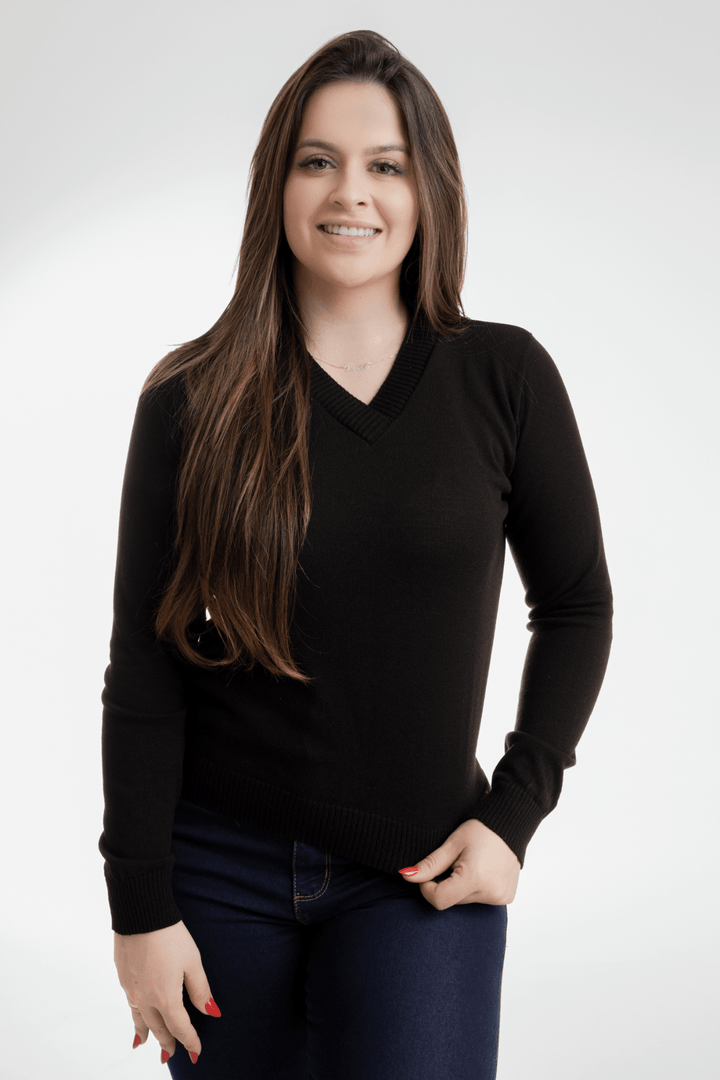Uniforme Personalizada Blusa de Lã Feminina - Uniformes Brazlucca