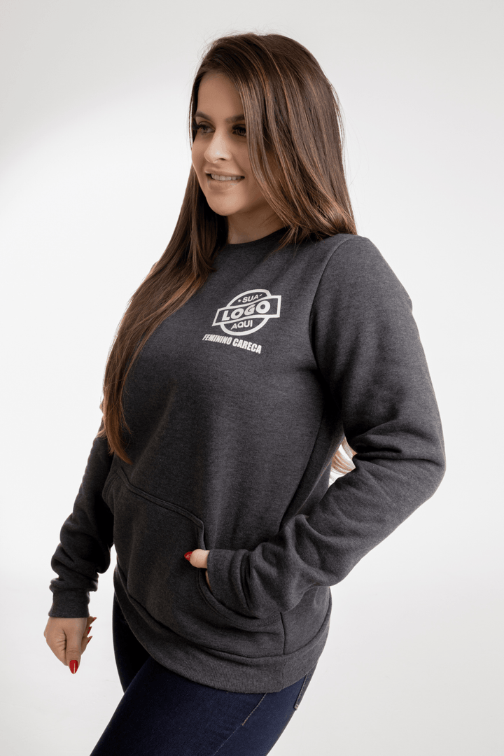 Blusa de Moletom 50% Poliéster 50% Algodão - Uniformes Brazlucca