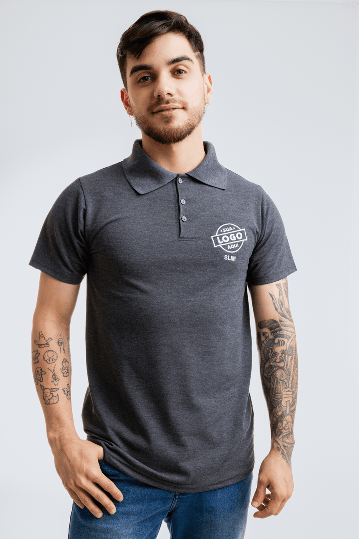Camisa Polo Pique 67% Poliéster 33% Viscose - Uniformes Brazlucca