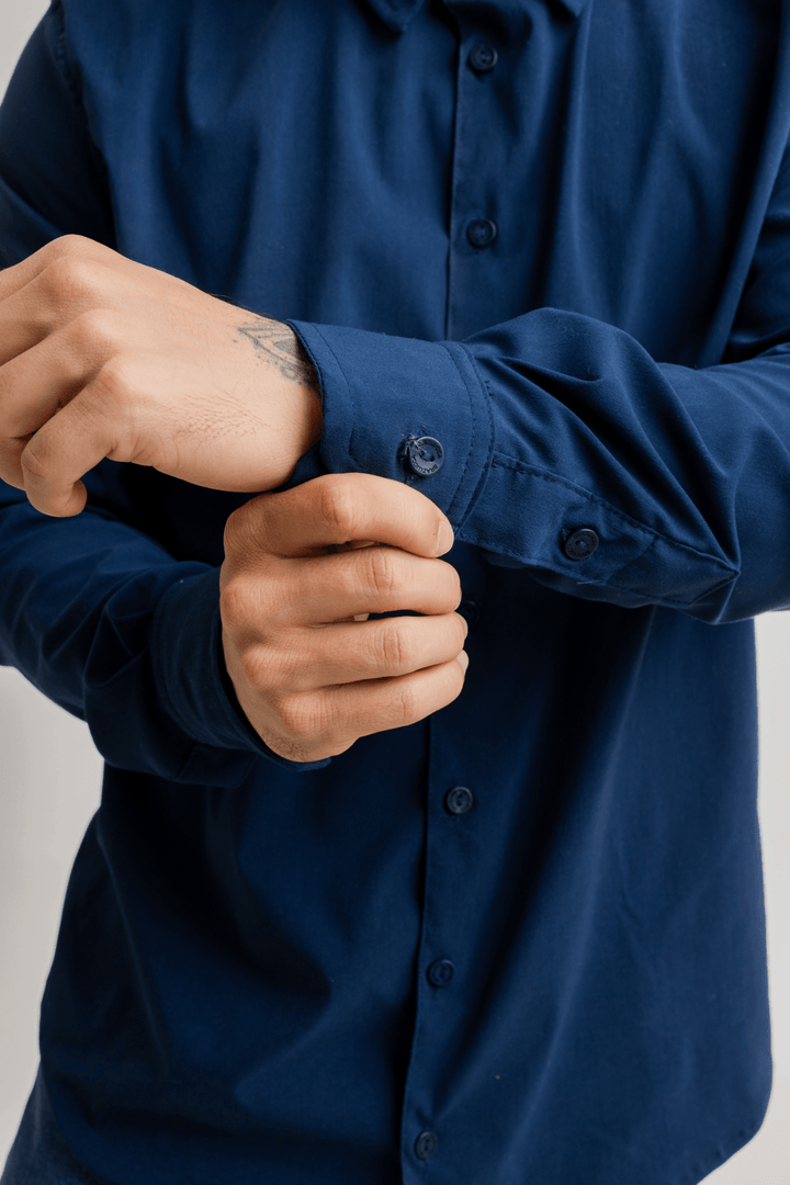 Camisa Social 68% Poliéster 27% Algodão 5% Elastano - Uniformes Brazlucca