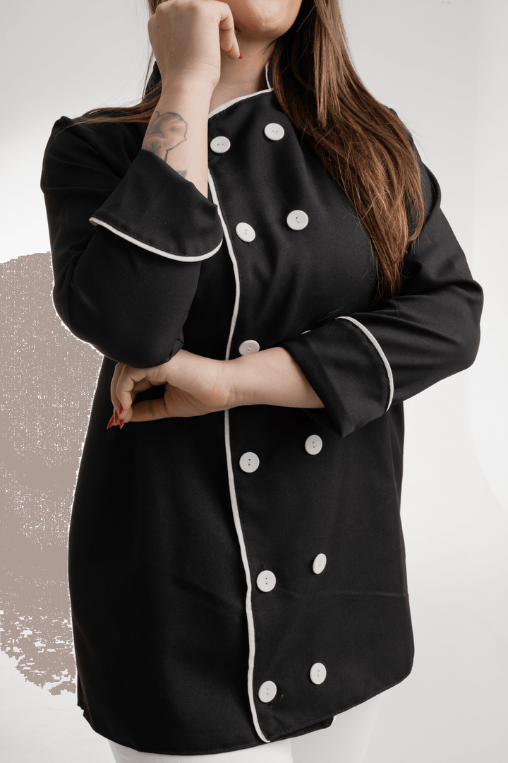 Dolma de Chef Oxford 100% Poliéster - Uniformes Brazlucca