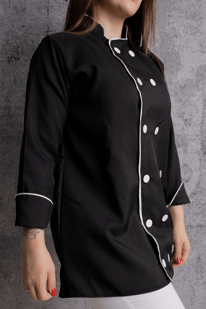 Dolma de Chef Oxford 100% Poliéster - Uniformes Brazlucca