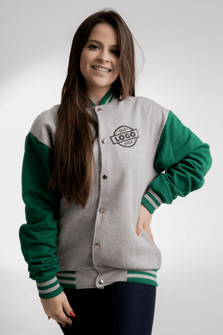 Jaqueta Americana Moletom 50% Poliéster 50% Algodão - Uniformes Brazlucca